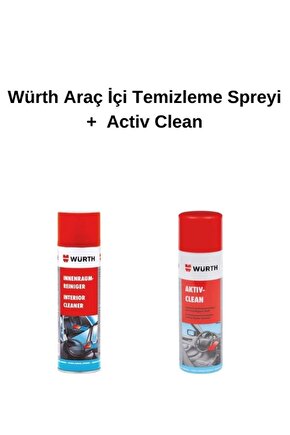 Araç İçi Temizleme Spreyi +  Activ Clean