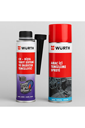 Dizel enjektör temizleyici ve araç içi temizleme spreyi