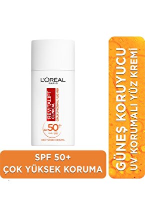 Revitalift Clinical Spf 50+ Günlük Yüksek Uv Korumalı Yüz Güneş Kremi 50Ml