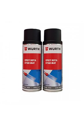 Sprey Boya Ral9005 Mat Siyah 400 ml 2 Li Set