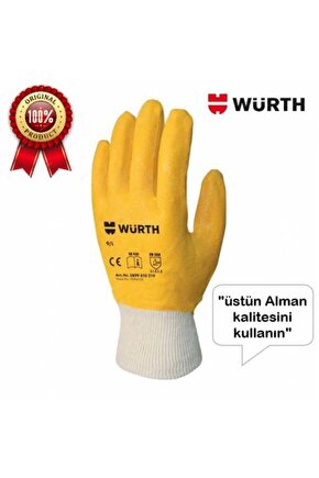 Sarı Nitril Iş Eldiveni 10xlarge 24 Çift