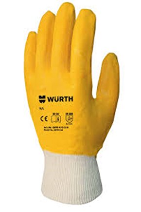 0899 410 219 Sarı 9 Mekanikçi Eldiveni Nitril