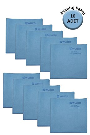 Sentetik Güderi Bez 38*60cm 130gr Mavi 10 Adet