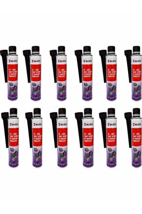 Dizel  Uyumlu Enjektör Temizleyici 300 Ml. 12li Set