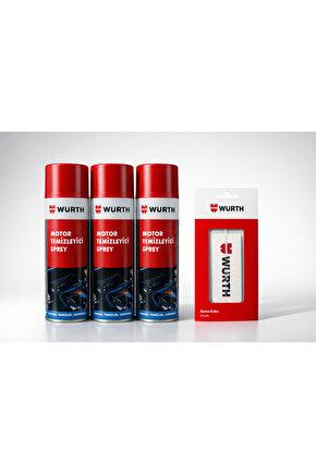 Hızlı Motor Temizleme Spreyi 500 ml ( 3 Lü Set) Ve Asma Koku