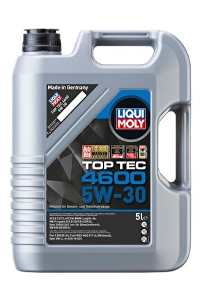 Top Tec 4600 5w-30 5 Litre Motor Yağı Üretim 2024