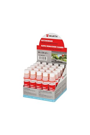 Oto Konsantre Cam Suyu Temizleme Sabunu 32ml 25 Adet