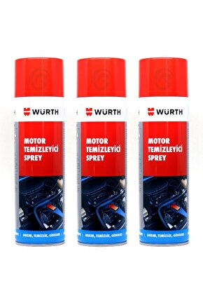 3X Motor Temizleyici Sprey 500 ml (Su Gerekmez)