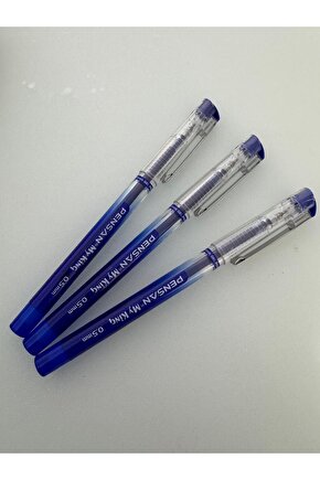 Tükenmez Kalem My King Jel Metal Klips 0.5 MM MAVİ (3 ADET)