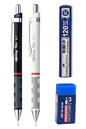 Tikky 0,7kalem Seti ( 2 Kalem+120 F.castel 0,7 Min+sinav Silgisi )