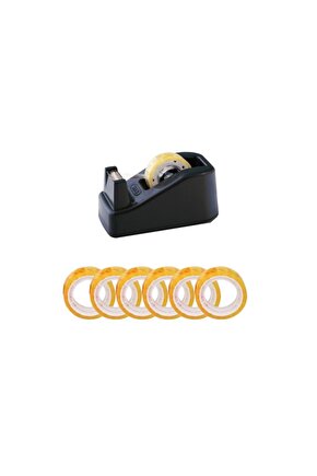 640 Fiesta Bant Kesici 20 Mt. - 6 Adet Bant Siyah