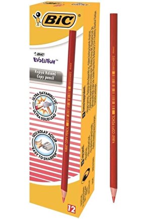 Evolution Kırmızı Kopya Kalemi 12li Kutu  9213691
