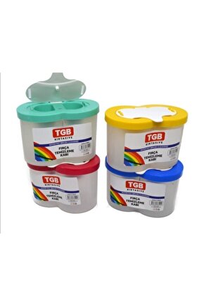 Suluboya Fırça Temizleme Kabı 2 Adet