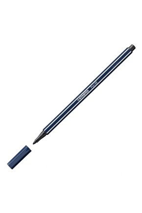 - Keçe Uçlu Boya Kalemi - Pen 68 - Mavi Siyah