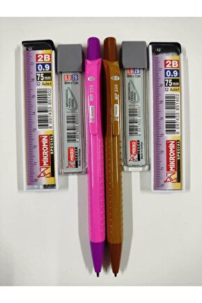 0.9 Uçlu Kalem ( 2 Adet Kalem) ( 0,9 Kalem Ucu - 4 Kutu)