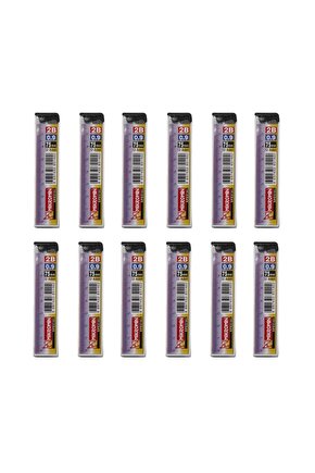 Min 0.9 Mm Cetvelli Kalem Ucu 75 Mm Uç 12 Adet