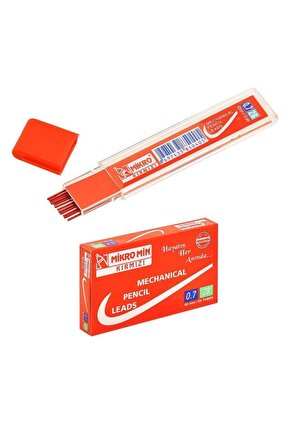 0.7 Kırmızı Min Versatil Kalem Ucu 2b 60 Mm 24lü Kutu