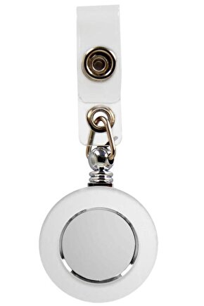 Yoyo Yaka Kartlığı Yuvarlak 1 Adet Gümüş