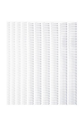 Kayreb Spiral Plastik Helezon 8 Mm Şeffaf 100 Lü (1 PAKET 100 ADET)