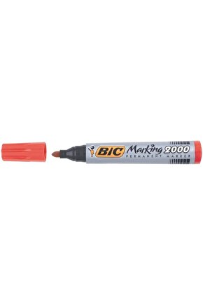 Markör Yuvarlak Uç Kalem Kırmızı 2000 820913 2li