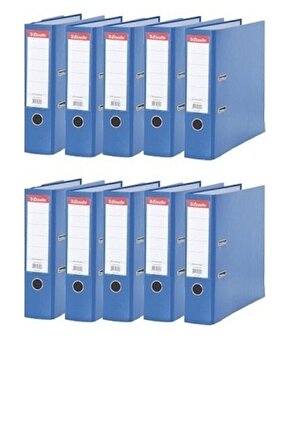 Eco Büro Klasörü Geniş Mavi 10lu Paket