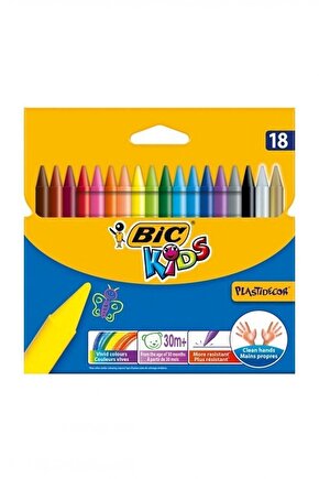 Kids Plastidecor 18li Silinebilir Mum Pastel Boya  8297714