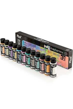 Mastermix Akrilik Boya Pastel Renkler 12x60cc