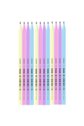 Kaly Üçgen Pastel Kurşun Kalem 12li