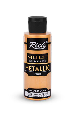 Multi Surface Metalik Akrilik Boya 120 cc. - Antik Altın 6506