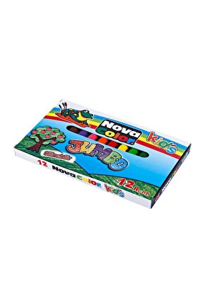 Mum Boya Jumbo Üçgen Silinebilir 12 Renk