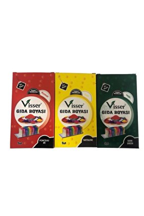 Alışveriş Devi Toz Gıda Boyası Seti 3lü G.b Gıdaboyası-9