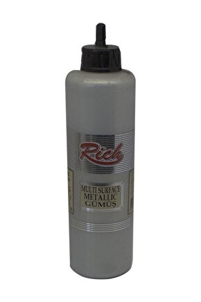 Rıch Multi Metalik Akrilik Boya 03752 Gümüş 500 Cc