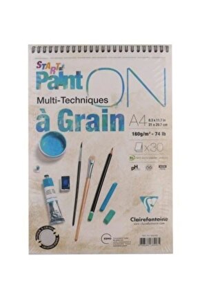 Resim Defteri Paınt-on A Graın Start Çizim Blok 30 Yp A4 160 gr Pd966418