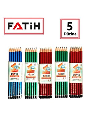 Mercanlı Kurşun Kalem 12li Paket 5 Düzine ( 60 Adet )