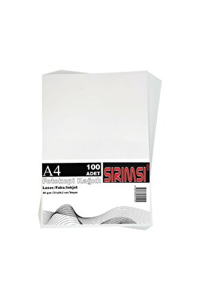 A4 Fotokopi Kağıdı 100lü Paket 80 Gr