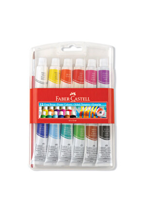 Tüp Guaj Boya 12 Renk