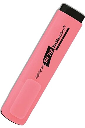 ( 3 ADET ) Scrikss SH712 Fosforlu Pastel Pembe