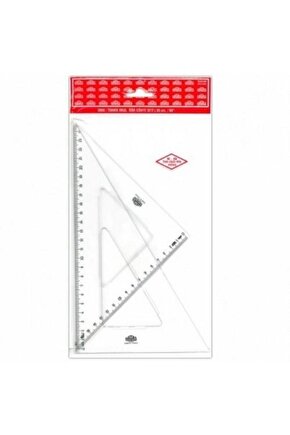 Cetvel Teknik Okul Öğrenci Gönye Seti 30 cm