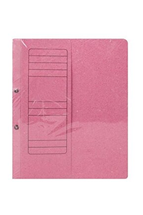06191 Yarım Kapak Dosya Karton A4 50 Adet - Pembe