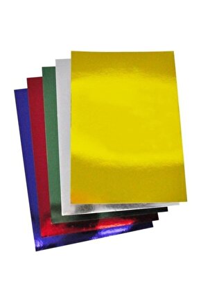 ( 50*70 Cm ) 5 Renk 10lu Aynalı Karton