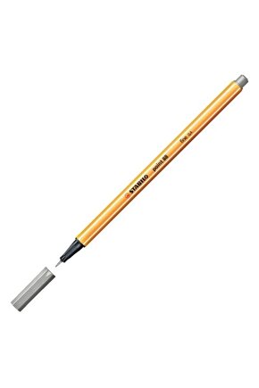 - İnce Keçe Uçlu Kalem - Point 88 - Açık Gri