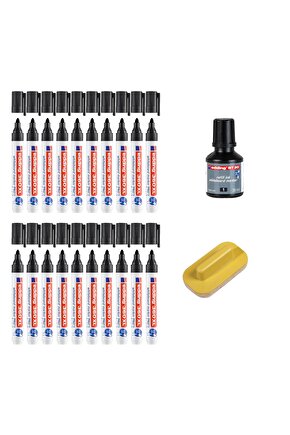 360 Xl Beyaz Tahta Kalemi 2li Set Mürekkep + Tahta Silgisi tkm