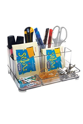 Desk Organizer Aüstü Kalemlik 810 Şefaf Duman