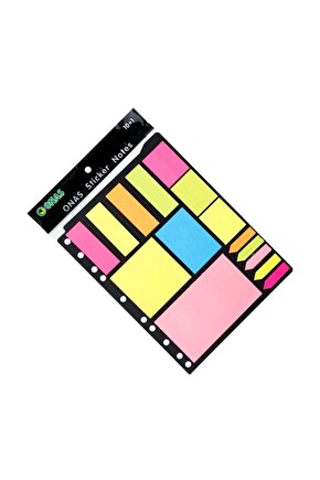 Yapışkanlı Not Kağıdı Karışık Set 10+1 Index