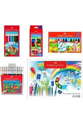 Faber-Castell Okul Ögrenci Kirtasiye Boya Seti OFISINN-053