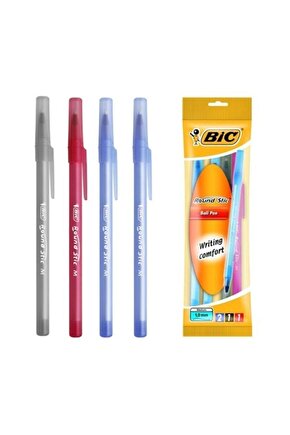 Round Stic Tükenmez Kalem 4lü Promosyon Paket