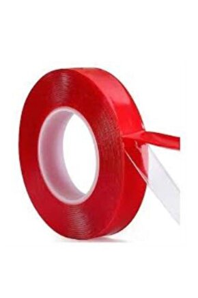 Silikonlu Çift Taraflı Montaj Bandı 18mm X 2mt 18*2 (ısıya Dayanıklı )