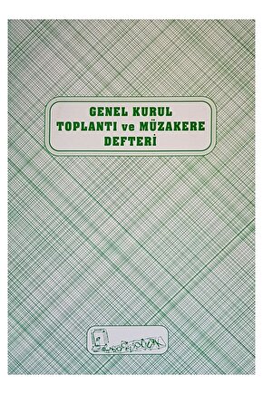 Genel Kurul Toplantı Ve Müzakere Defteri Karton Kapak