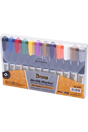 AKRİLİK MARKER KALEM 12 Lİ