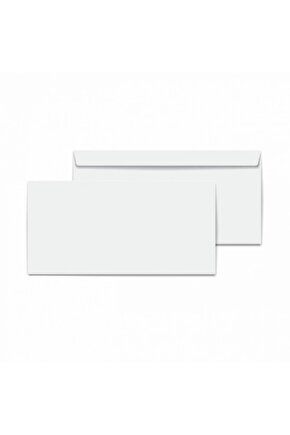 Zarf Diplomat 105x240mm. 110gr. Beyaz Silikonlu 500lü